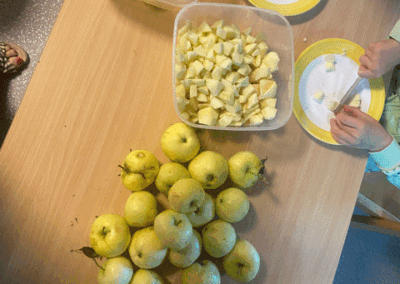 Apfelmus in unserer Kita Friesenzwerge 1