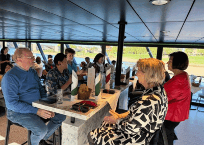 Schifffahrt zum 80-jährigen Jubiläum der Volkssolidarität am 18. Oktober 2025 auf dem Salonschiff "Gräfin Cosel" auf der Elbe - unsere Gäste
