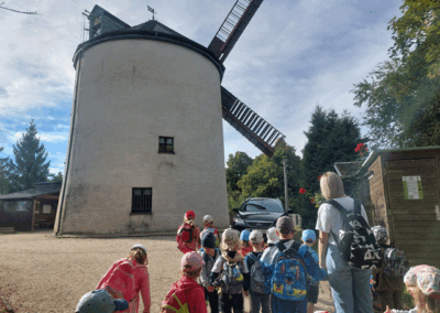 Ausflug der Kinder aus unserem Kinderland Pausa zur Windmühle Syrau