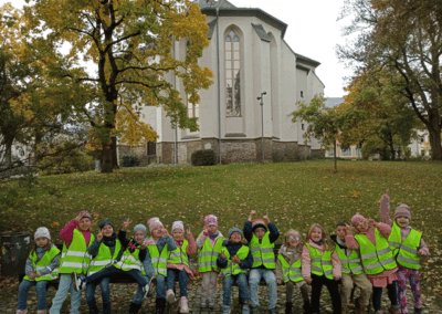 Stadtrundgang der Schulanfänger der Kita Märchenland