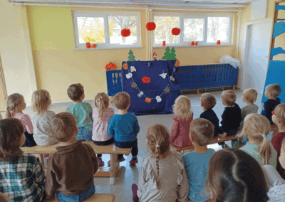 Puppentheater in der Kita "Kleeblatt"