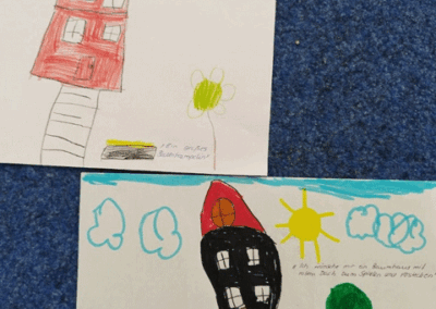 Wunschbriefkasten zur Umgestaltung des Dillnerplatzes in der Kita "Pfiffikus"