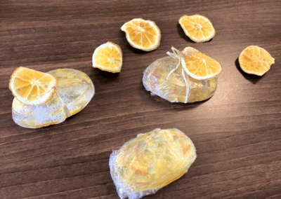 Orangenseife selbst hergestellt in unserer Tagespflege Oelsnitz