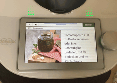 Selbstgemachtes Pesto in unserer Tagespflege Oelsnitz