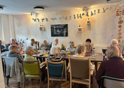 Feier zur Einweihung der großen Terrasse an der Tagespflege Reichenbach