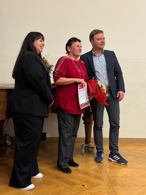 Verleihung Bürgerpreis Stadt Pausa-Mühltroff an Birgit Dietzsch