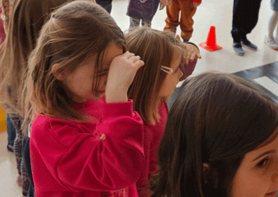 der ADAC zu Gast bei den Vorschülern der Kita Am Bärenstein