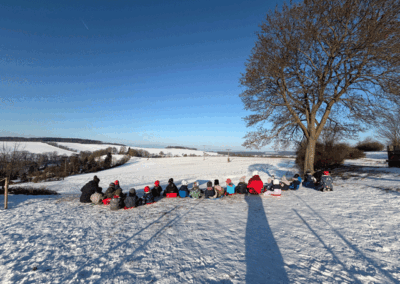 Schnee-Spaß in der Kita Kinderland Pausa