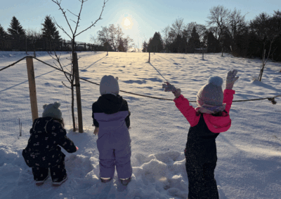 Schnee-Spaß in der Kita Kinderland Pausa