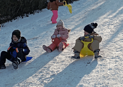 Rodelspaß in unserer Kita Am Rähnisberg