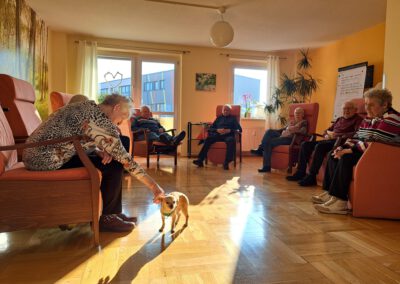 Hundebesuch in der Tagespflege Oelsnitz