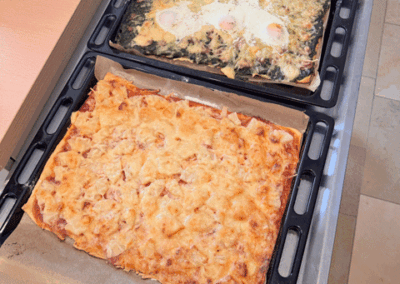 selbstgemachte Pizza in unserer Tagespflege Plauen