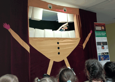 Kita "Märchenland" - das Gesundheitstheater war zu Besuch